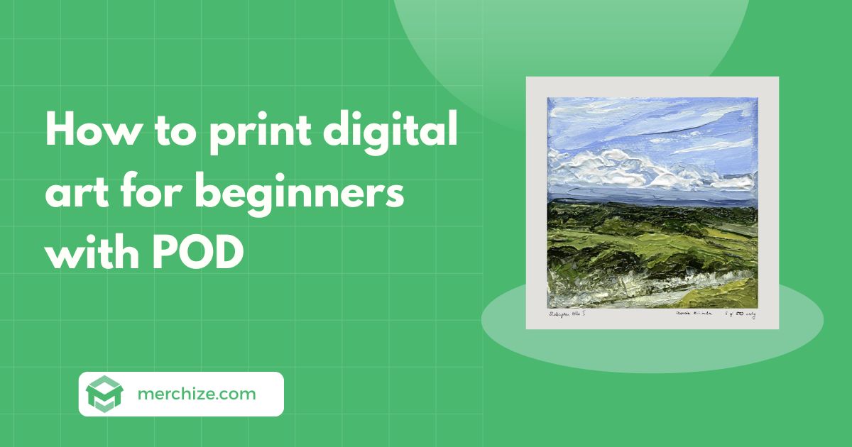 how to print digital art