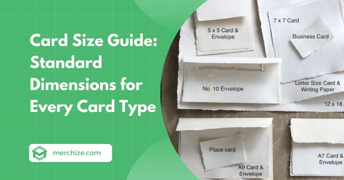 Card Size Guide Standard Dimensions for Every Card Type