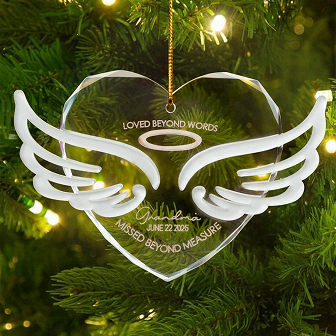 Glass and Acrylic Ornament