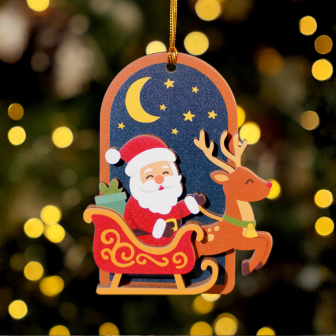 Layered Wood Ornament